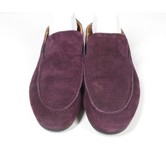 Neil Barrett Royal Purple Suede Loafers Leather Slip On Comfort Men 43 Size 10 - Picture 2 of 9